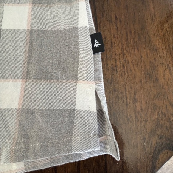 Plaid Button Down Shirt - Gray and White - Picture 8 of 11